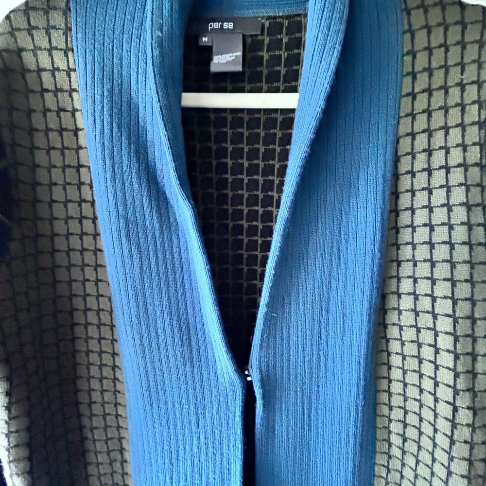 Per Se Multicolor Patterned Men's Sweater - Picture 4 of 7